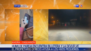 Loable gesto: Pareja halla cartera con dinero y logra ubicar a su dueña