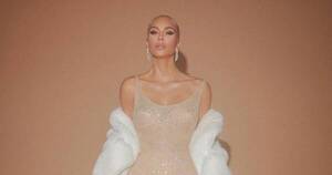 La Nación / ¿Cómo hizo Kim Kardashian para entrar en el vestido de Marilyn Monroe?