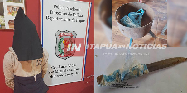 DETIENEN A JOVEN CON ÓRDEN DE CAPTURA POR HURTO EN CAMBYRETÁ