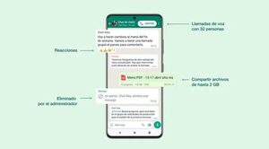 WhatsApp actualiza su app con reacciones, emojis y archivos compartidos de hasta 2 GB