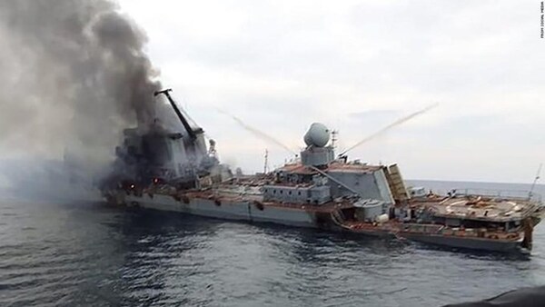 Estados Unidos ayudó a Ucrania a hundir el buque ruso Moskva