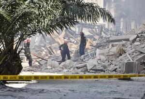 Explosión y derrumbe en un histórico hotel de La Habana: 8 muertos y 30 heridos