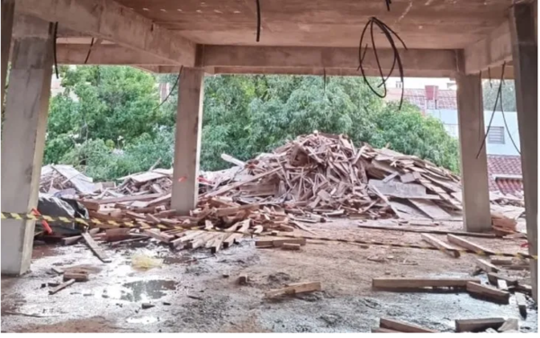 Albañil muere al caer desde un edificio en construcción