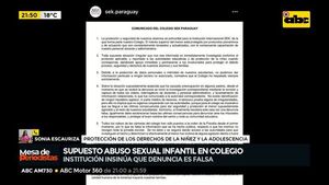 “El comunicado insinúa que padres mienten” afirman desde el MEC y ya analizan intervención a colegio - Mesa de Periodistas - ABC Color