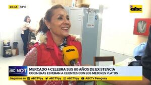 El Mercado 4 celebra sus 80 años de existencia: Cocineras esperan a clientes con los mejores platos - ABC Noticias - ABC Color