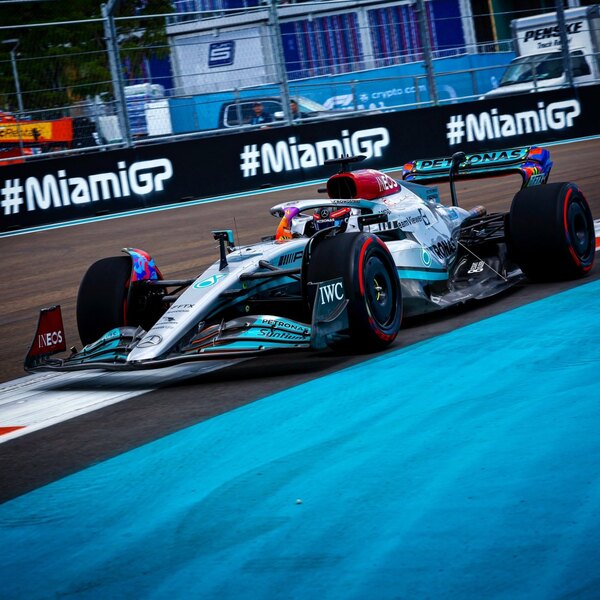 Versus / Mercedes sorprende y Russell fue el más rápido del segundo entrenamiento en Miami - PARAGUAYPE.COM