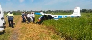 Luque: Tras falla de motor avioneta realiza aterrizaje de emergencia - PARAGUAYPE.COM
