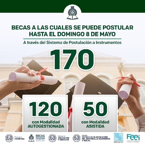 Diario HOY | BECAL cierra mañana plazo de postulación a 170 becas disponibles