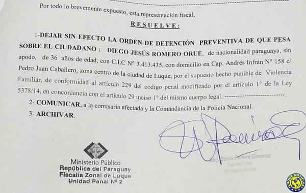 Fiscal levanta orden de detención que pesaba contra el concejal Romero •
