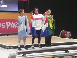 Violeta alza kilates en los Juegos Suramericanos de la Juventud - Polideportivo - ABC Color