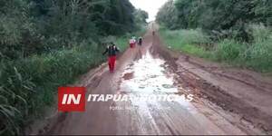 NECESITAN MEJORA VIAL EN TRAMO PRINCIPAL DE FOCEM A RUTA PY 1