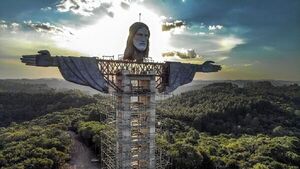 Mayor Cristo del mundo es erguido en Brasil y será inaugurado en 2023