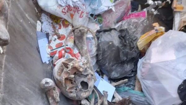 Recolector que encontró huesos contó que sintió como si alguien le dijera que abra la bolsa