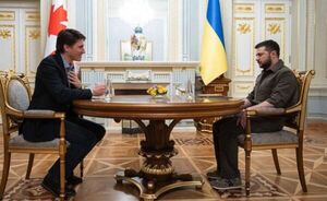 En Kiev, Trudeau promete más armas para Ucrania