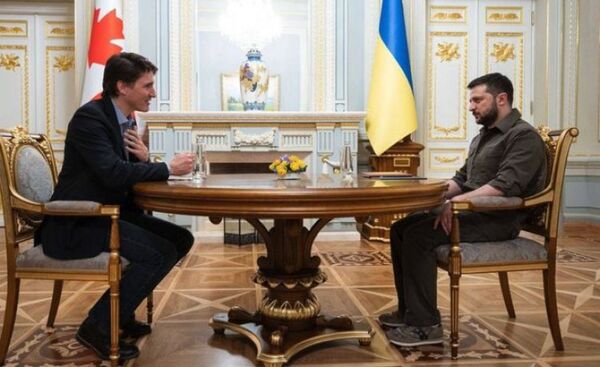 En Kiev, Trudeau promete más armas para Ucrania