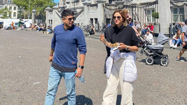 Crónica / Pati Ginzo recibió a su marido y su hijo en Europa