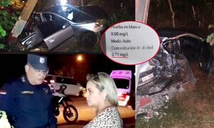 Mujer borracha al volante derriba columna de la Ande y alardea de influencias políticas – Diario TNPRESS