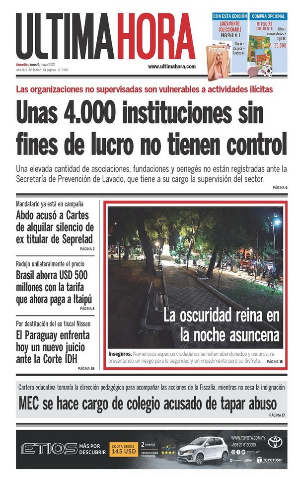 Portadas de este lunes 9 de mayo de 2022