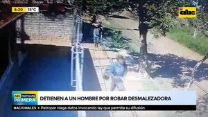 Detienen a un hombre por robar desmalezadora - ABC Noticias - ABC Color