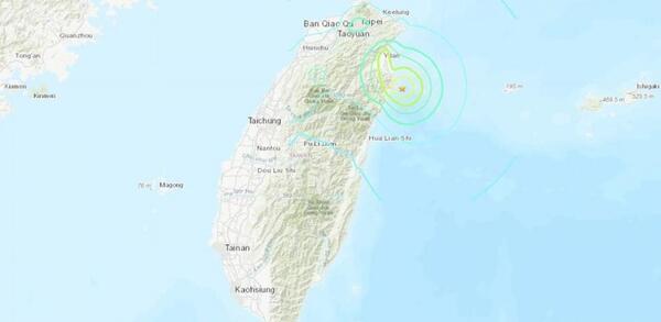 Un terremoto de 6,1 grados golpea Taiwán sin registrarse daños inmediatos - .::Agencia IP::.