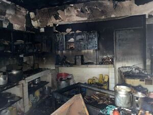 Incendio consume por completo la cocina del Comando en Jefe - .::Agencia IP::.