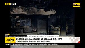 Reportan incendio en oficinas de Comando en Jefe de las Fuerzas Militares - ABC Noticias - ABC Color