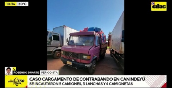 Incautan casi un millón de cajetillas de cigarrillos en Canindeyú