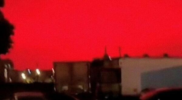Susto y miedo en China al teñirse de rojo el cielo – Prensa 5
