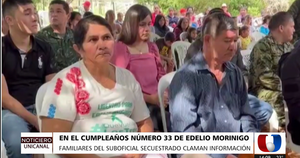 En su cumpleaños número 33, familia de Edelio Morínigo clama información
