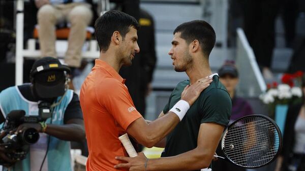 Djokovic: "Alcaraz es el mejor jugador en lo que va de año"