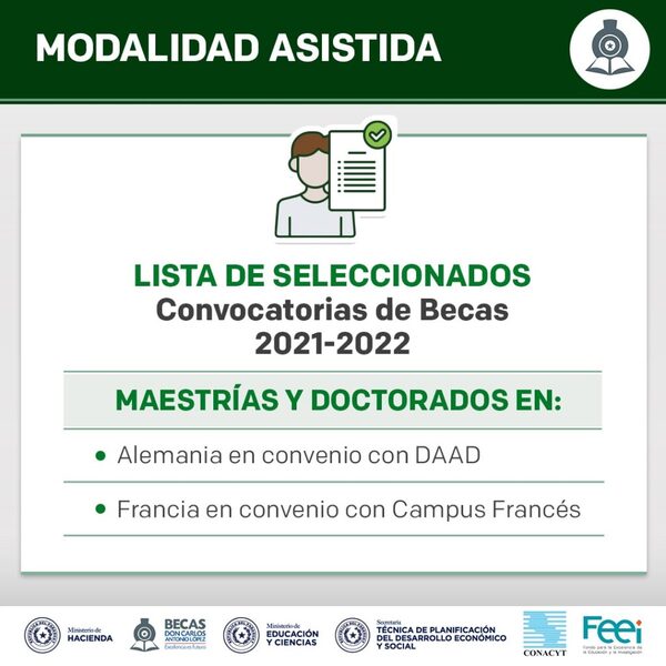 Becal presenta listas de seleccionados para becas de posgrados en Alemania y Francia - .::Agencia IP::.