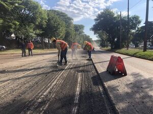 Inician reparación de Ruta PY02 en centro de CDE - ABC en el Este - ABC Color