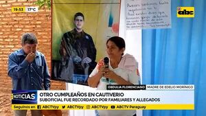 Otro cumpleaños en cautiverio del suboficial Edelio Morínigo fue recordado por familiares - ABC Noticias - ABC Color