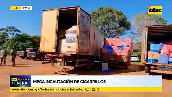 Mega incautación de cigarrillos, entre estos de Tabesa, también de productos electrónicos - ABC Noticias - ABC Color