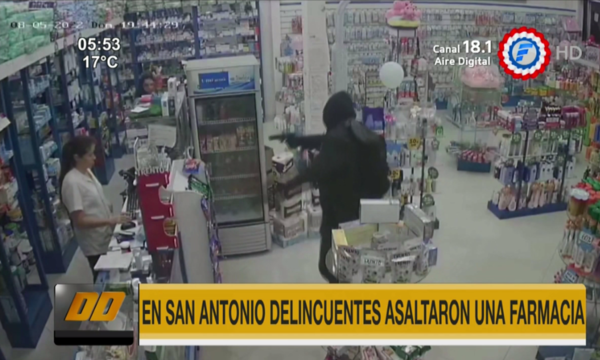 Asaltaron una farmacia en San Antonio | Telefuturo