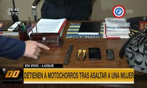 Detienen a presuntos motochorros en Luque | Telefuturo