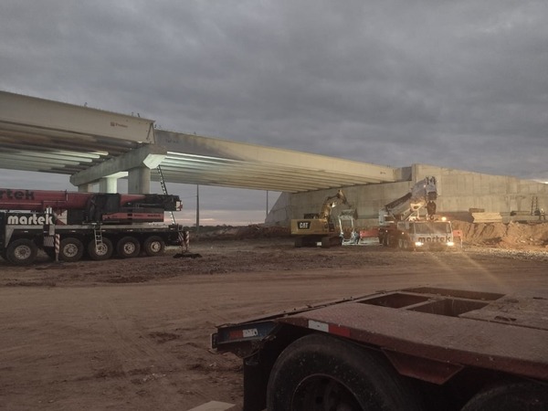 '10% queda para terminar todo lo que es la avenida Costanera Sur', resalta constructora