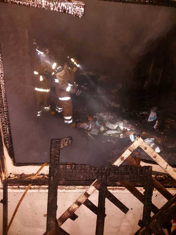 Incendio consumió habitación de una vivienda en Asunción | 1000 Noticias