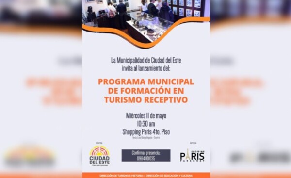 Municipalidad lanzará Programa de Formación en Turismo Receptivo
