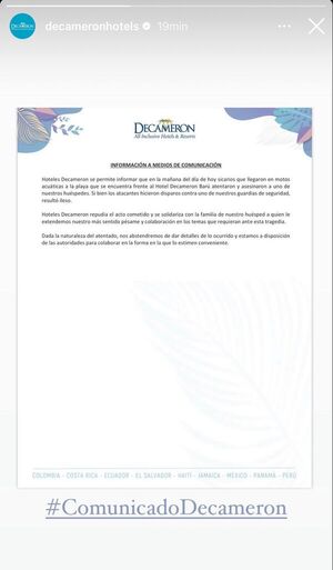Hotel donde mataron a Pecci se puso a disposición para colaborar | 1000 Noticias