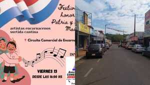 Con un gran festival, comerciante celebrarán el día de la patria y de la madre