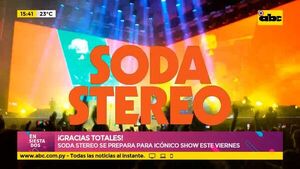 ¡Gracias Totales! Soda Stereo se prepara para un icónico show este viernes en la SND Arena - Ensiestados - ABC Color