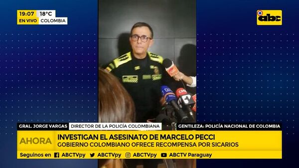 Colombia ofrece millonaria recompensa por información sobre asesinos de Marcelo Pecci - ABC Noticias - ABC Color