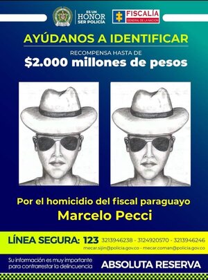 Crimen contra Marcelo Pecci: aumentan recompensa por información del presunto asesino