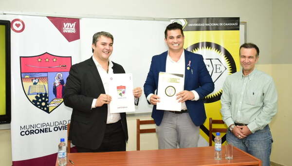 Municipalidad firma convenio con la Facultad de Ciencias Económicas - UNCA - Noticiero Paraguay