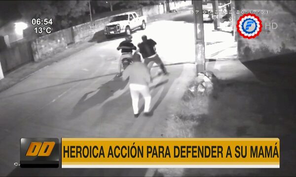 Heroica acción para defender a su mamá - PARAGUAYPE.COM