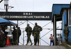 Nuevos desórdenes en la prisión de Ecuador donde fueron asesinados 44 presos - MarketData