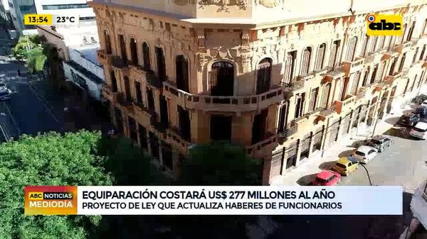Equiparación costará US$ 277 millones al año - ABC Noticias - ABC Color