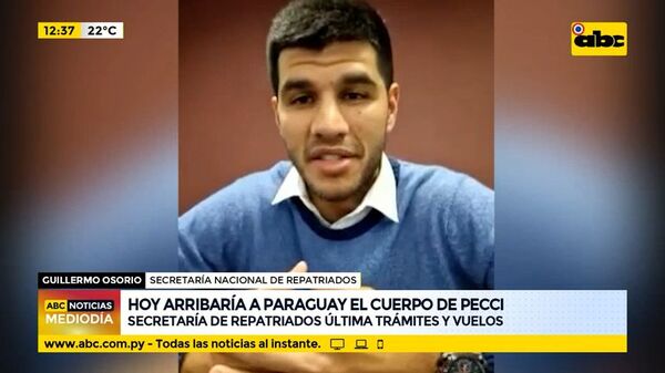 Hoy arribaría a Paraguay el cuerpo de Pecci - ABC Noticias - ABC Color