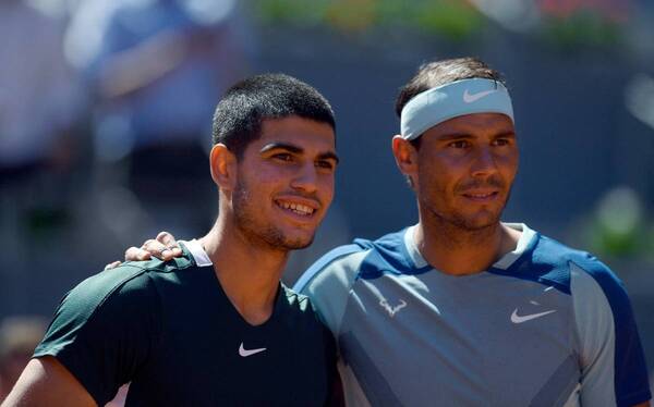 Crónica / Rafael Nadal ipochy porque le comparan con Carlos Alcaraz